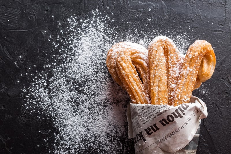 Churro Ice Cream Bowls